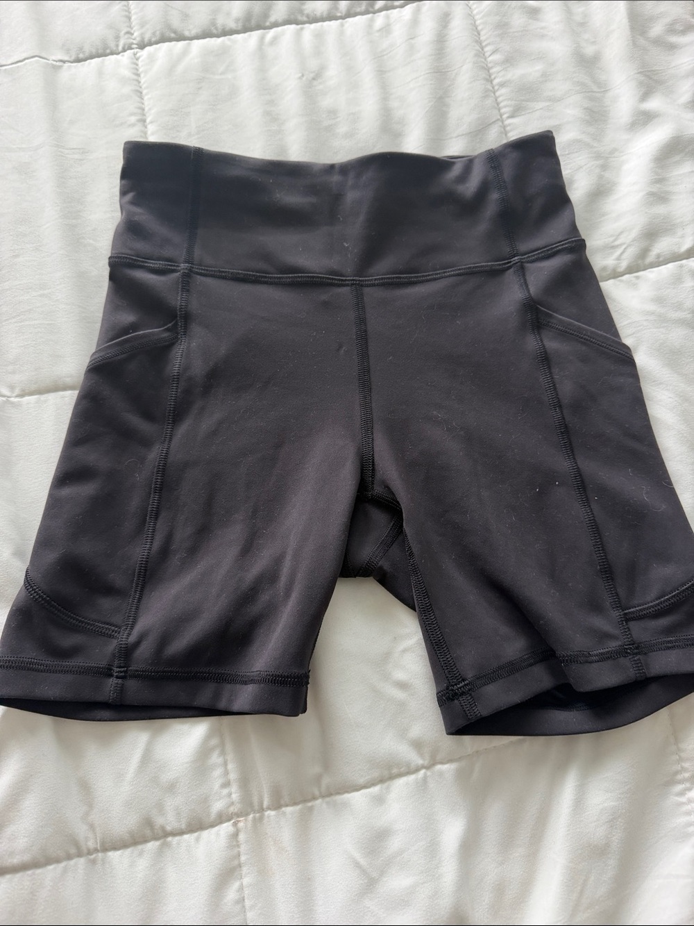 lululemon athletica High-Rise Black Performance Shorts